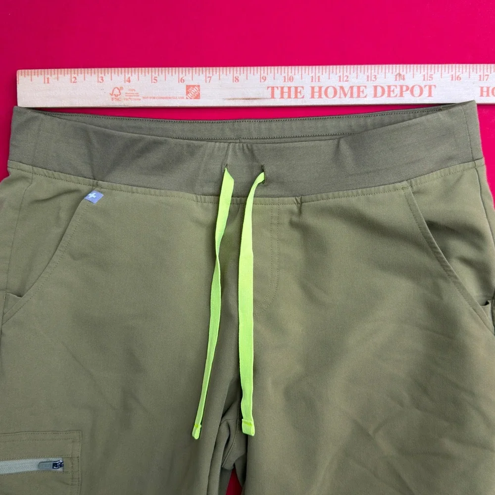 FIGS‎ Technical Collection Men Olive Green Jogger Scrub Pants Size Large L/P